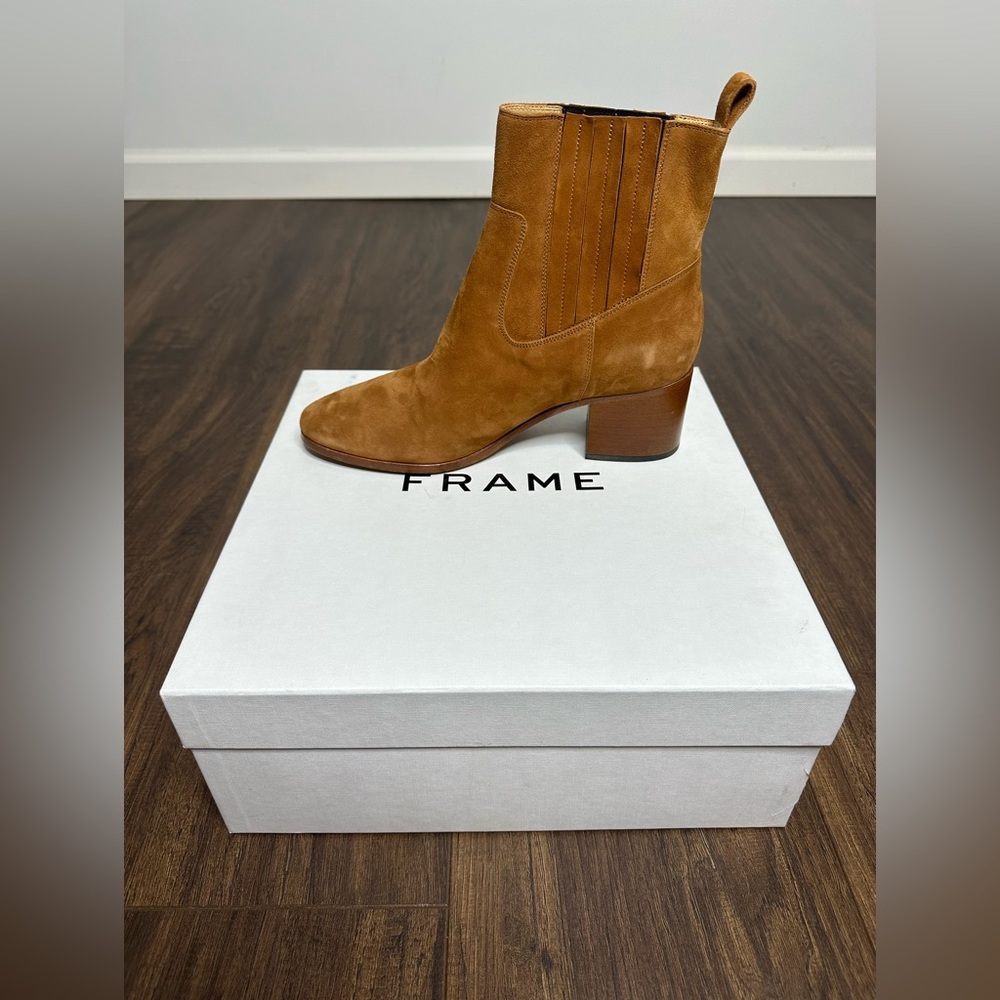 Frame Le Rue Suede Booties - Picture 6 of 8